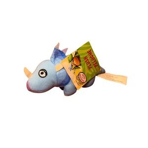 Jim Henson 7" Dinosaur Train Tank Triceratops Blue Plush Toy NWT PBS Kids Animal